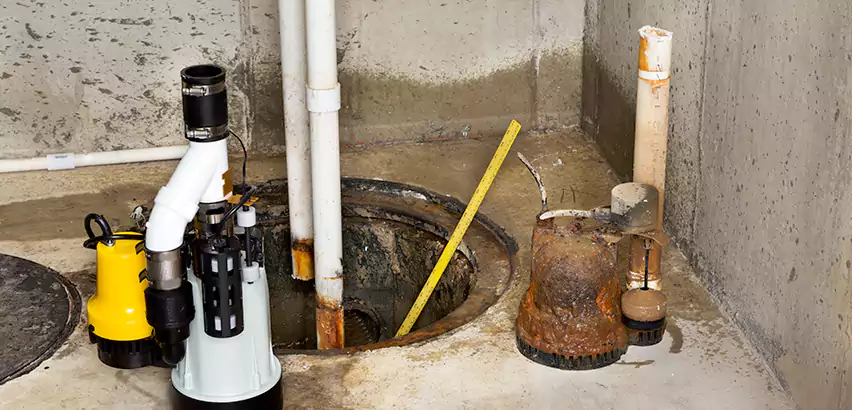 Installing Sump Pump in Finished Basement in Ives Estates, FL