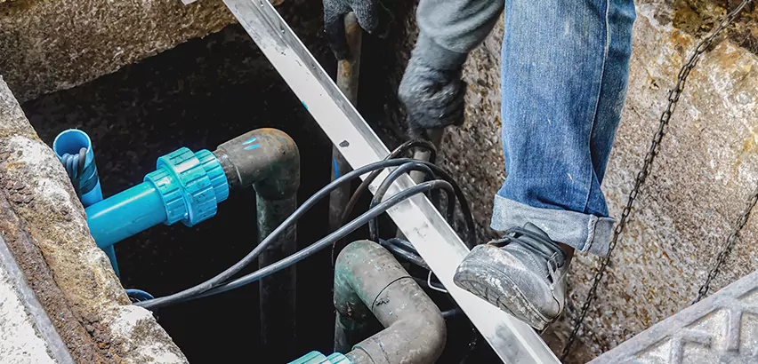 Zoeller Sewage Ejector Pump System in Ives Estates