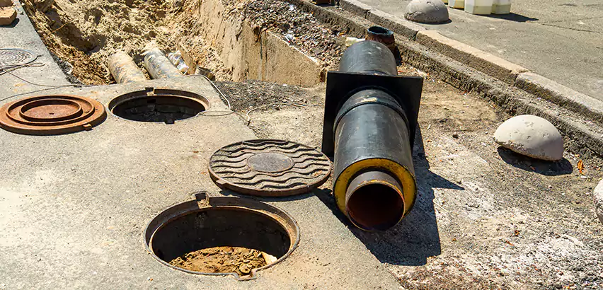 Lateral Sewer Line Replacement in Ives Estates